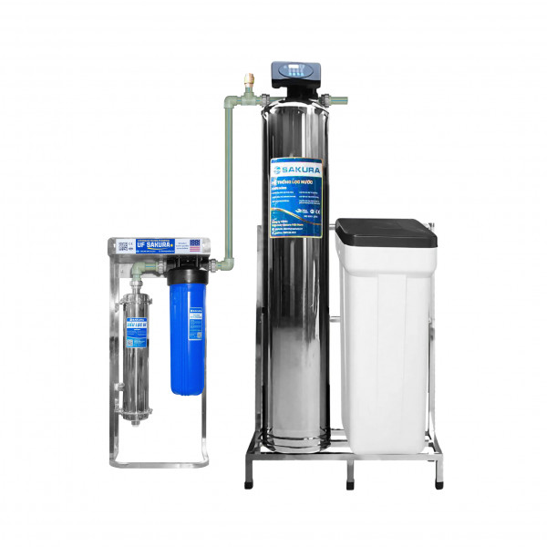  Máy lọc nước tổng đầu nguồn áp lực tự động sục rửa Sakura SKT211U