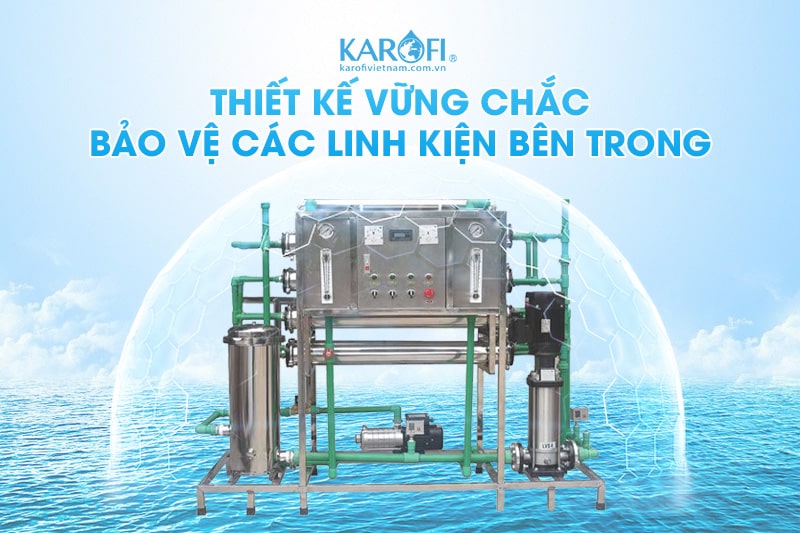Hệ thống máy lọc nước công nghiệp RO KCN-150-T thiết kế vững chắc