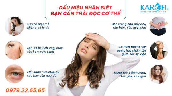2301 dau hieu nhan biet ban can thai doc co the