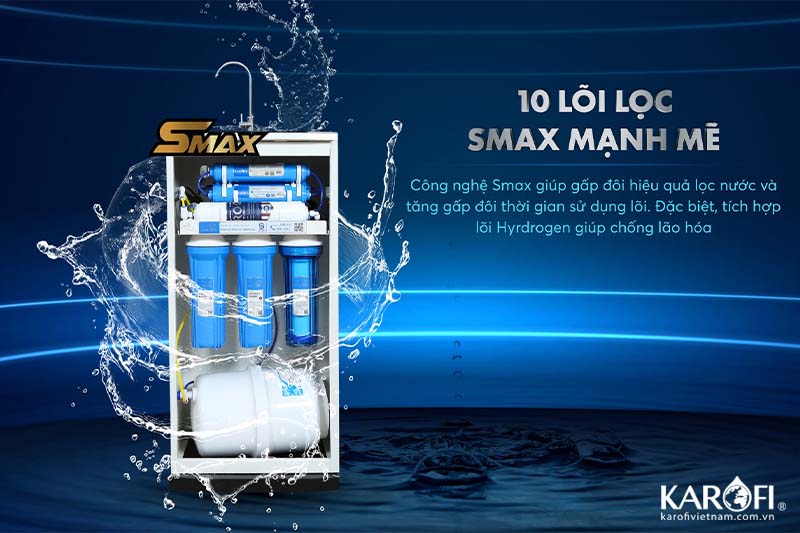 Máy lọc nước Karofi ERO100 – 10 cấp lọc
