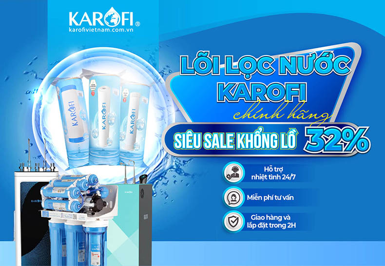 Thay Lõi Lọc Nước Chính Hãng - Trợ Giá Đến 32%