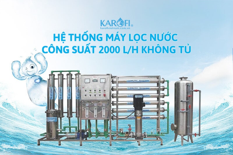 Hệ thống lọc nước công nghiệp 2000L/H