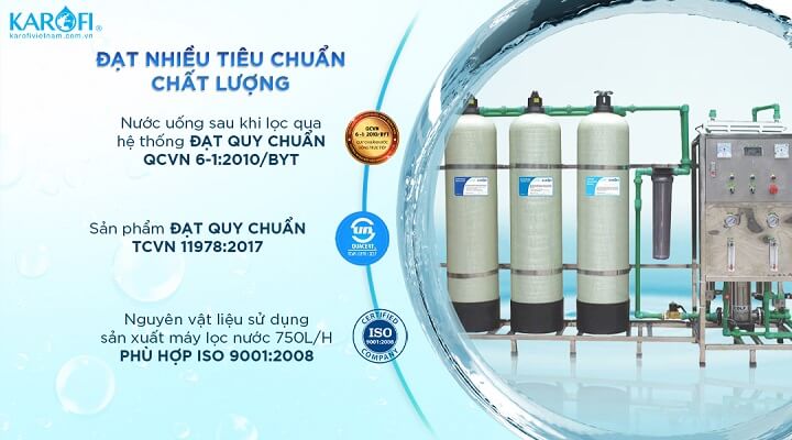 máy lọc nước công nghiệp 750L/H