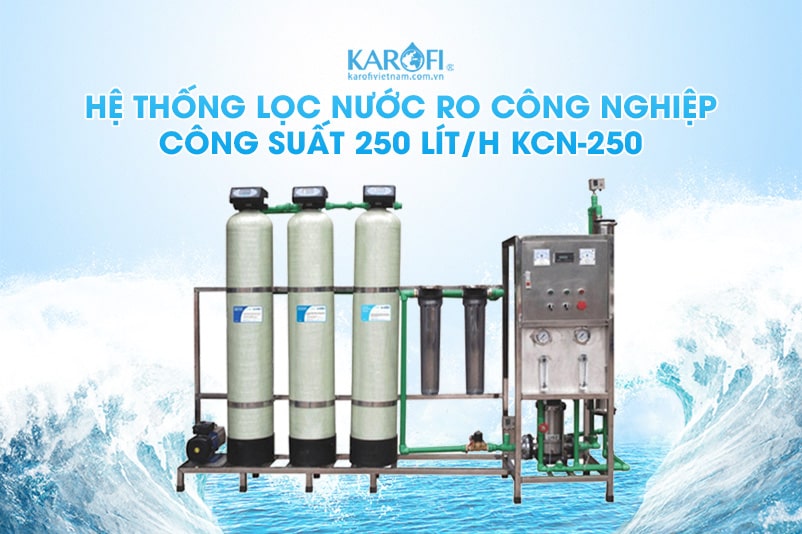 Hệ thống lọc nước RO công nghiệp công suất 250 lít/h KCN-250
