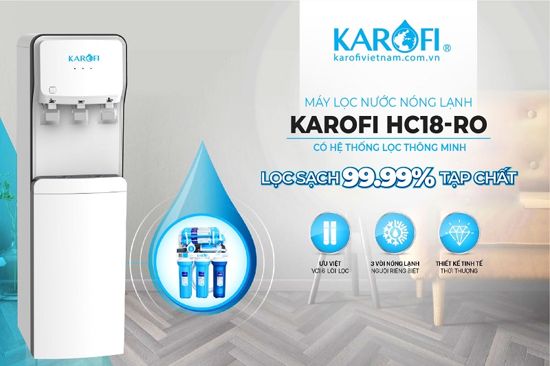 Karofi HC18RO có hệ thống lọc thông minh