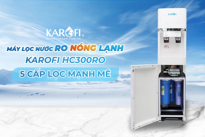 HC300RO t&iacute;ch hợp 5 cấp lọc hiện đại v&agrave; mạnh mẽ