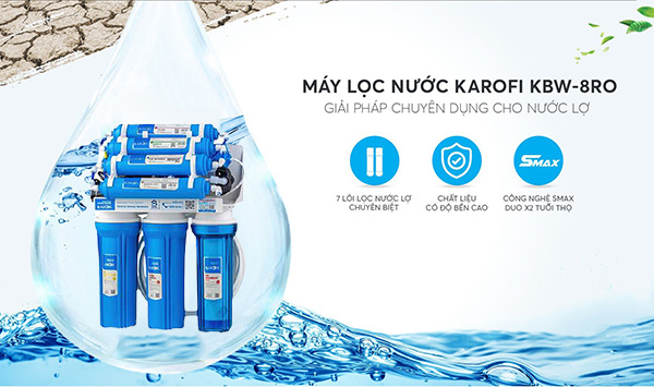 máy lọc nước karofi kt-kbw-8ro
