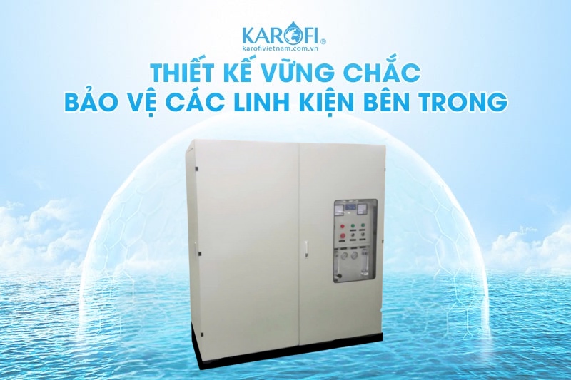 Lọc nước tinh khiết Karofi KCN-350-T thiết kế vững chắc, vận hành bền bi