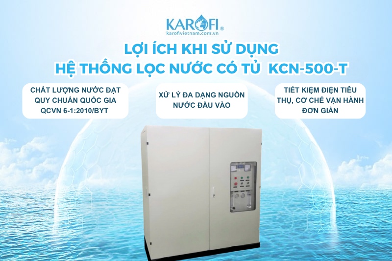 Lợi ích khi sử dụng máy lọc nước công suất lớn có tủ 500L/H