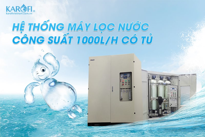 Hệ thống máy lọc nước công nghiệp 1000L/H