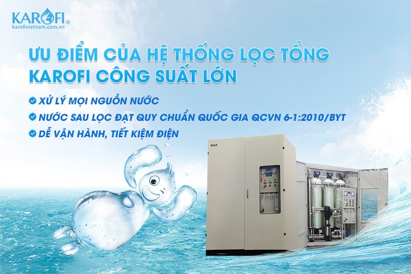 3 lợi ích tuyệt vời của máy lọc nước công suất 1000L/H có tủ