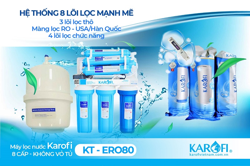 Máy lọc nước Karofi KT-ERO80