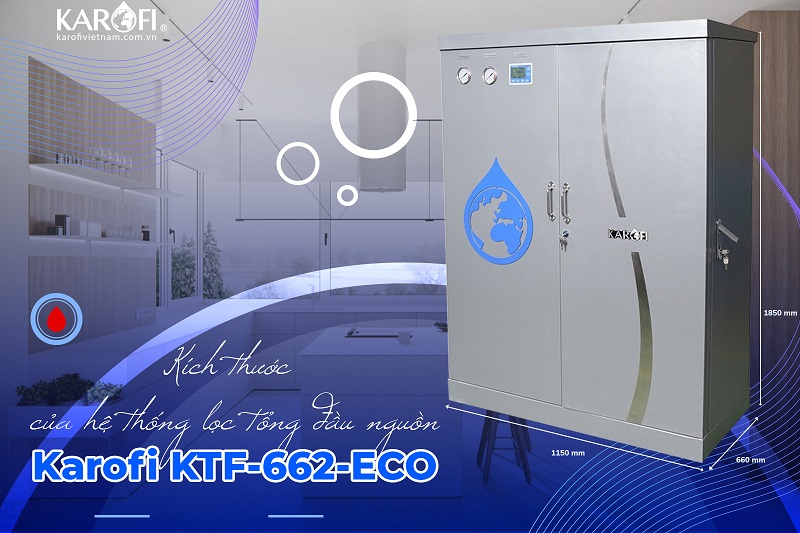 bộ lọc nước tổng đầu nguồn Karofi KTF-662-ECO