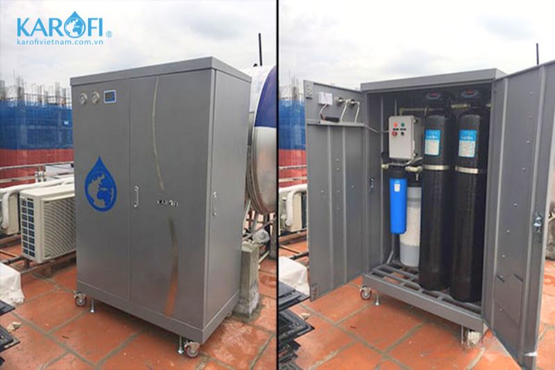 H&igrave;nh ảnh thực tế hệ thống lọc tổng Karofi KTF-662T ECO