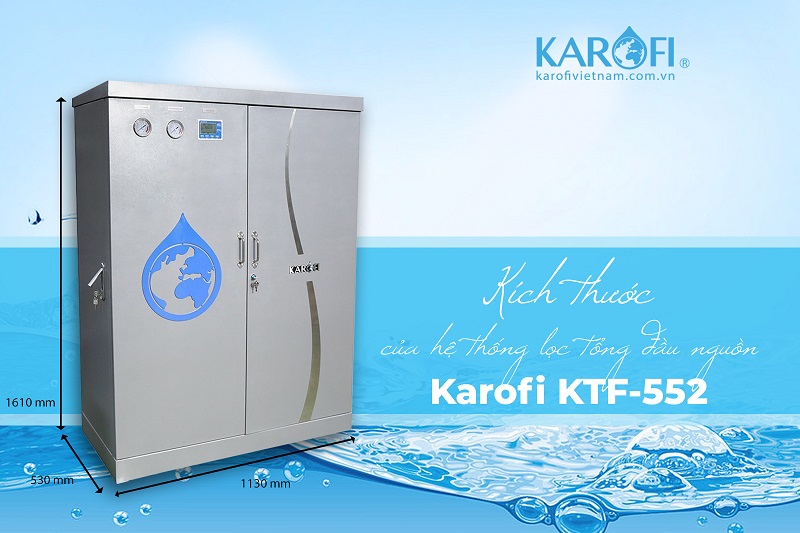 bộ lọc nước tổng Karofi KTF 552