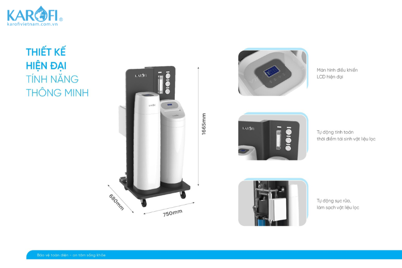 WHF-E666 Plus thiết kế nguy&ecirc;n khối, sang trọng, n&acirc;ng tầm kh&ocirc;ng gian