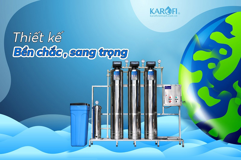 Máy lọc tổng KTF 333I được thiết kế chắc chắn, sang trọng
