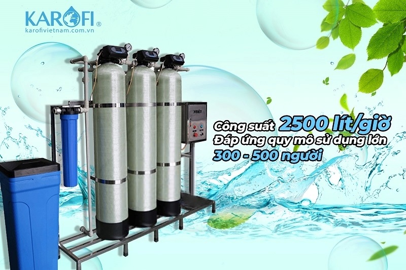 KTF-333CT c&oacute; c&ocirc;ng suất lọc l&ecirc;n tới 2500L/h