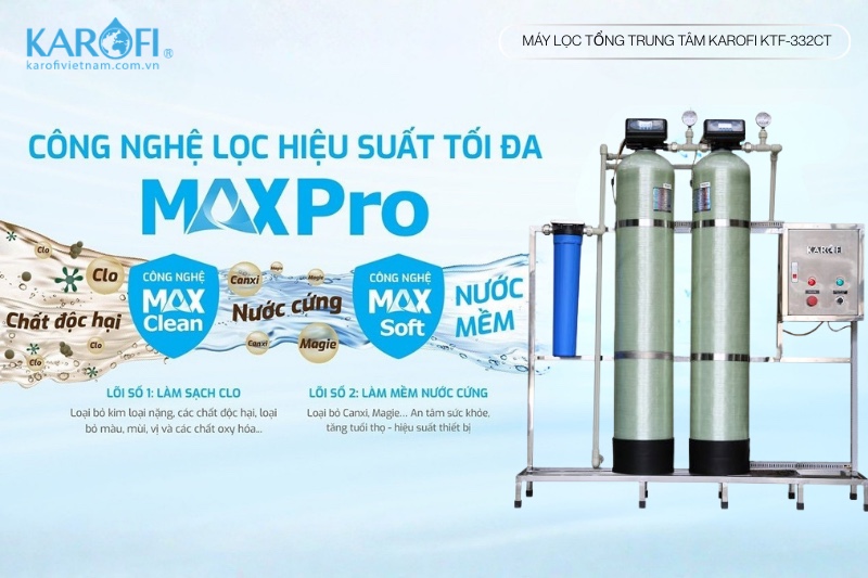 Karofi KTF-332CT Với hệ lọc vượt trội - vật liệu nhập khẩu từ châu Âu