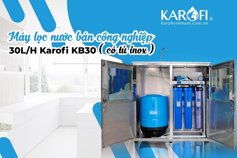 M&aacute;y lọc nước b&aacute;n c&ocirc;ng nghiệp KB30 30L/H