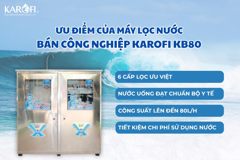 Máy lọc nước RO KT-KB80 ưu điểm vượt trội