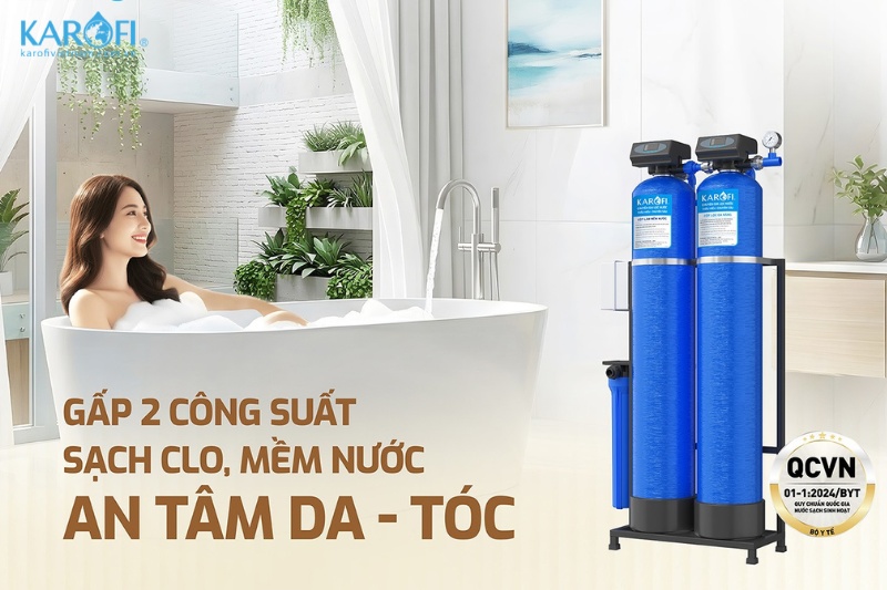 M&aacute;y lọc tổng trung t&acirc;m Karofi KTF-222CT - Giải ph&aacute;p lọc nước sinh hoạt tối ưu