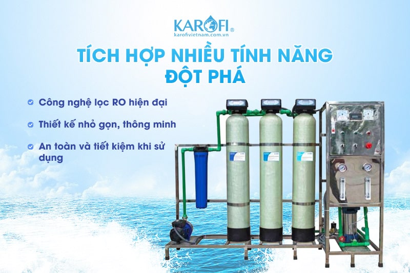 Hệ thống lọc nước  RO KCN-150 tích hợp nhiều tinh năng đột phá