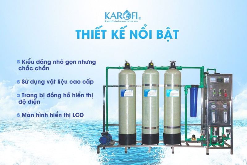 Thiết kế nổi bật của hệ thống lọc nước RO KCN - 500