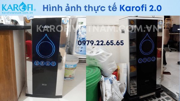 Máy lọc nước Karofi thông minh IRO 2.0 K9iQ-2U 9 lõi lọc tủ IQ cao cấp