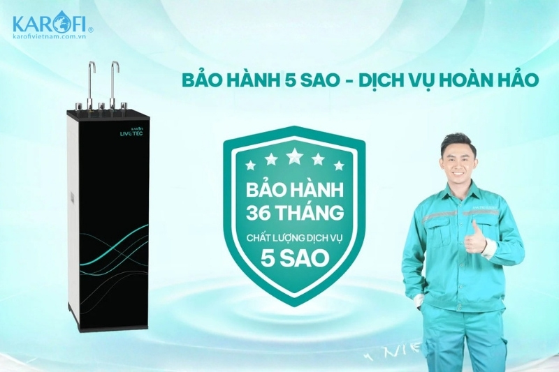  Karofi Livotec 628S c&oacute; thời gian l&ecirc;n đến 36 th&aacute;ng