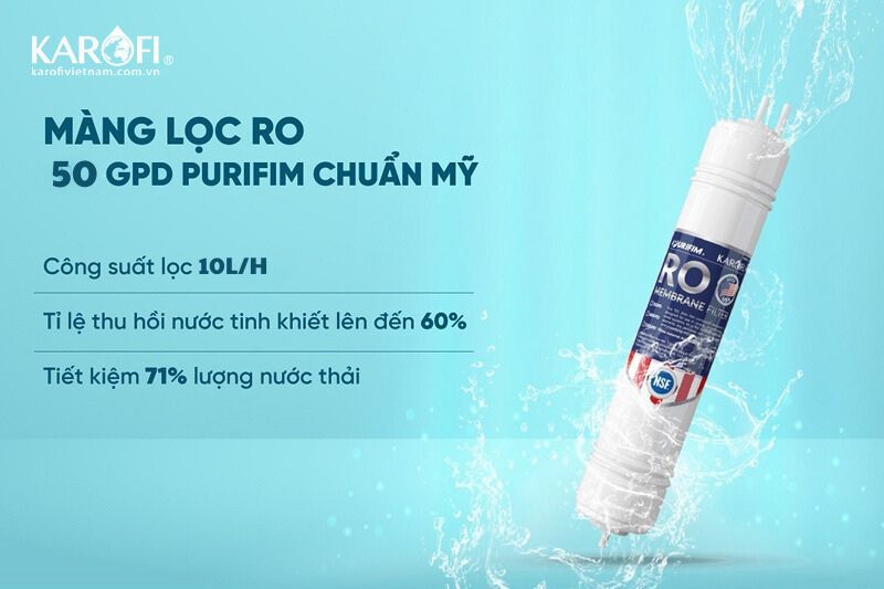 M&agrave;ng RO 50GPD Mỹ sở hữu nhiều ưu điểm vượt trội