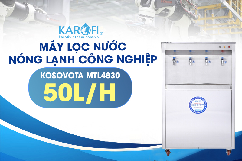 Máy lọc nước RO nóng lạnh Kosovota MTL483 với khả năng lọc nước tinh khiết với hiệu suất cao