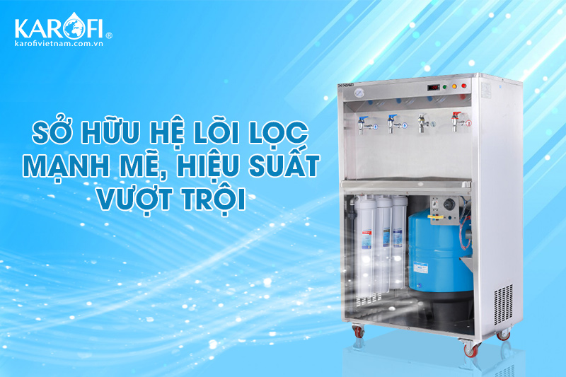 Máy lọc nước công nghiệp 150 lít Kosovota MTL4832 được trang bị hệ lõi lọc mạnh mẽ