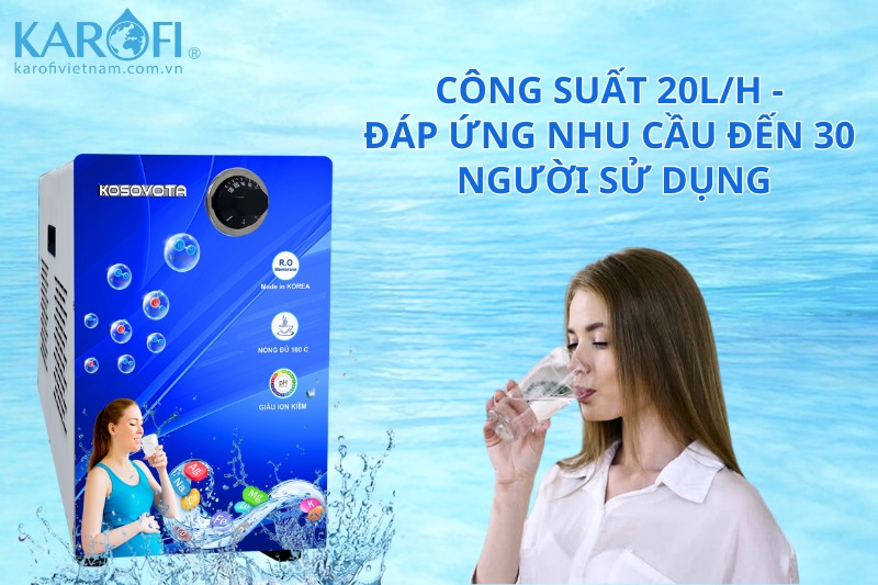 Kosovota KSV-GB2 mang đến cho gia đình bạn nguồn nước tinh khiết 