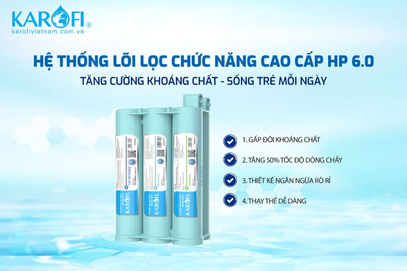 Bộ lõi chức năng bổ sung khoáng chất