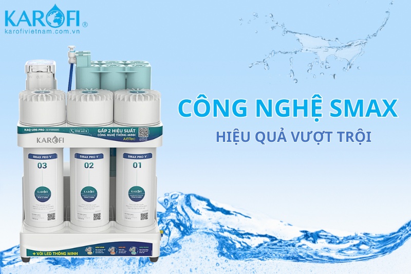 KAQ-U50K sử dụng công nghệ lọc Smax tiên tiến