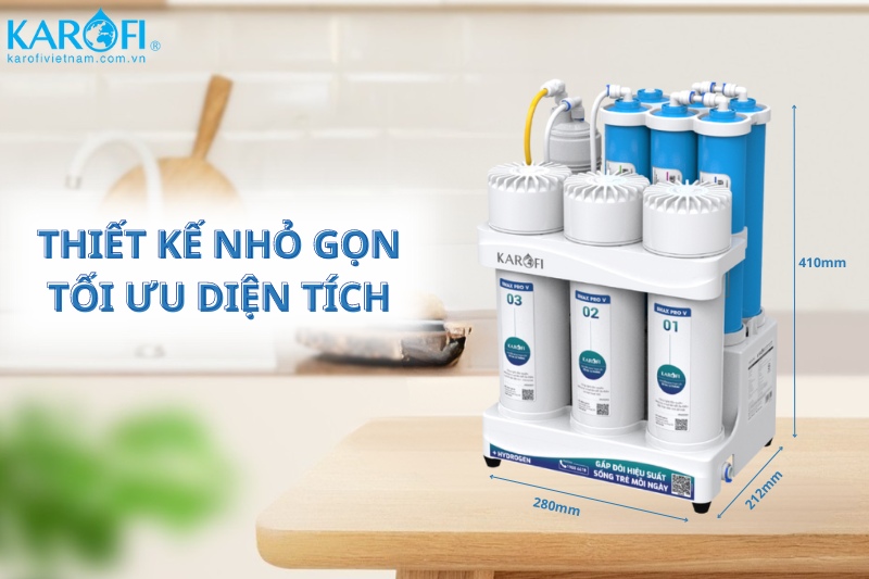 Karofi KAQ-U03 Pro nổi bật với thiết kế siêu nhỏ gọn