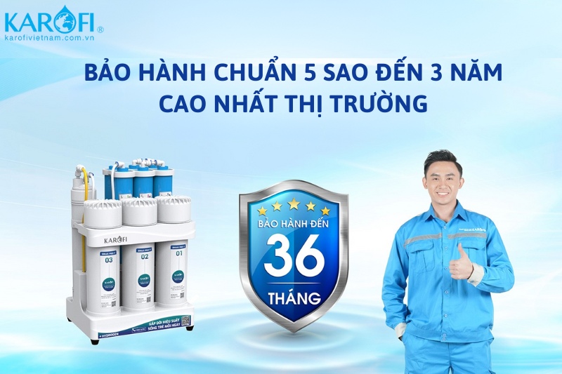 Chế độ bảo hành dài hạn lên tới 36 tháng