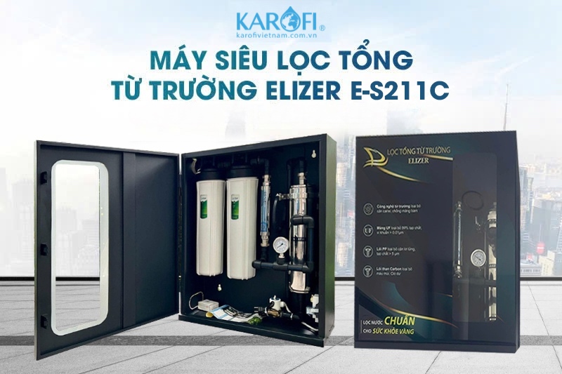 Máy siêu lọc tổng từ trường Elizer E-S211C - giải pháp hạn chế bám cặn đường ống