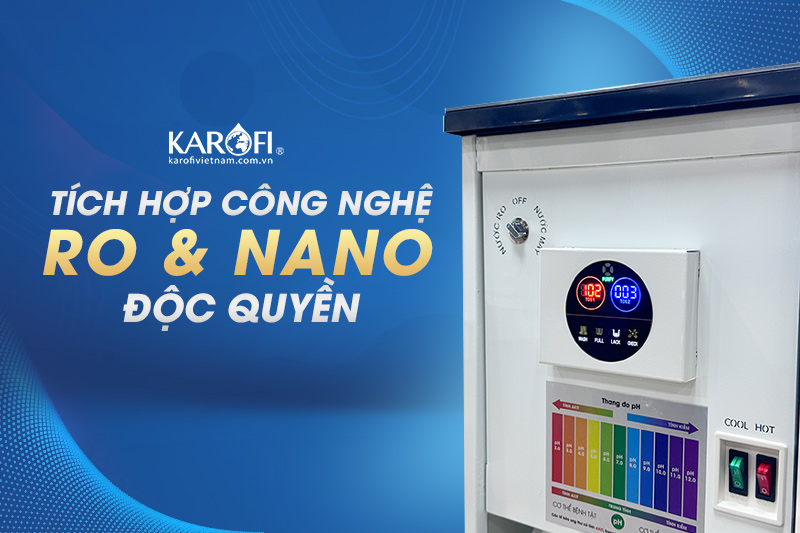 Sakura SD700 tích hợp 2 công nghệ lọc RO và Nano đầu tiên trên thị trường