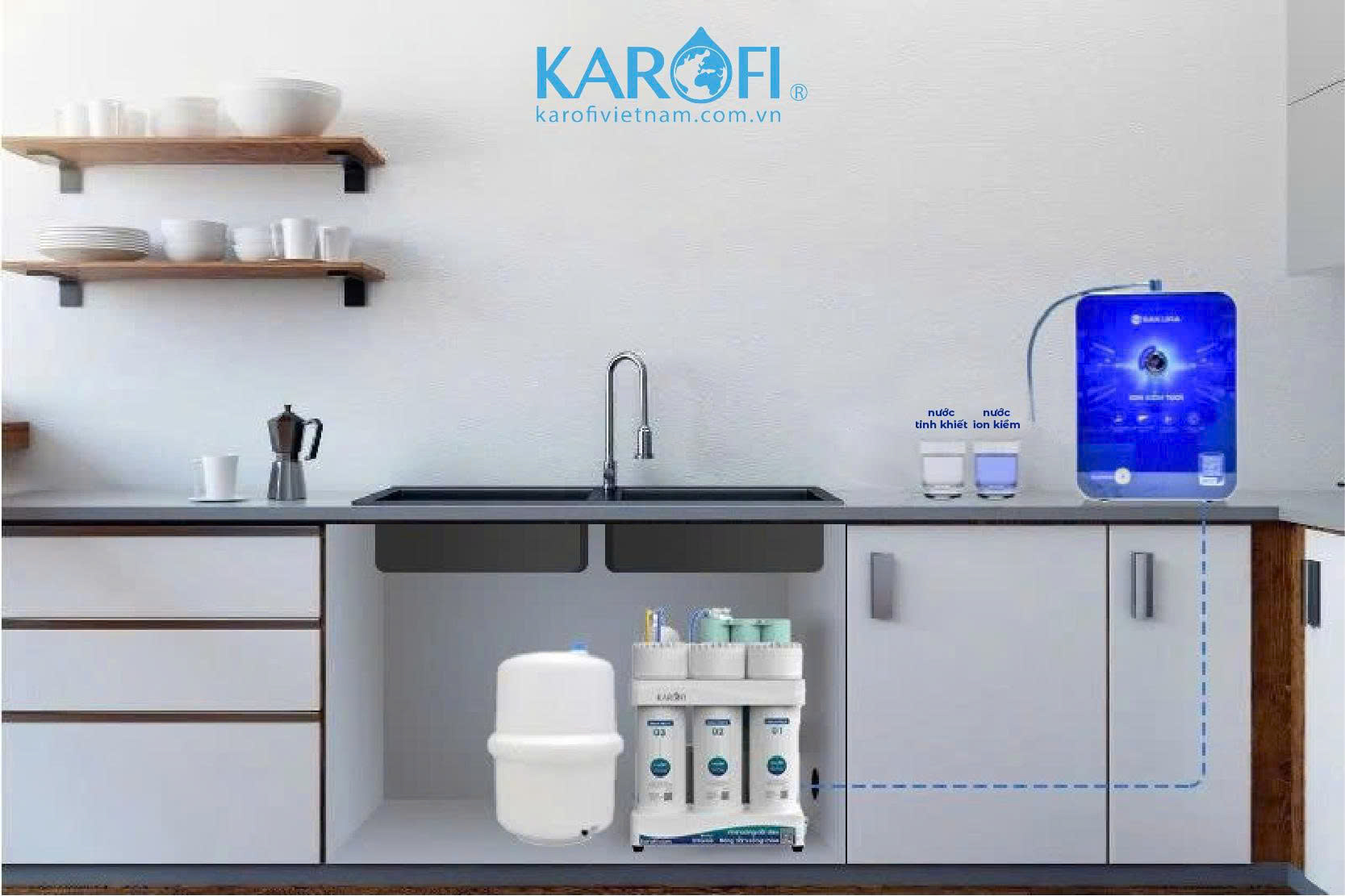 Máy lọc nước RO Karofi U50K - lựa chọn sống khỏe của nhiều gia đình Việt