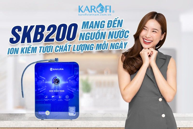 Tận hưởng nước kiềm tươi chất lượng mỗi ngày, cho cuộc sống thăng hoa hơn