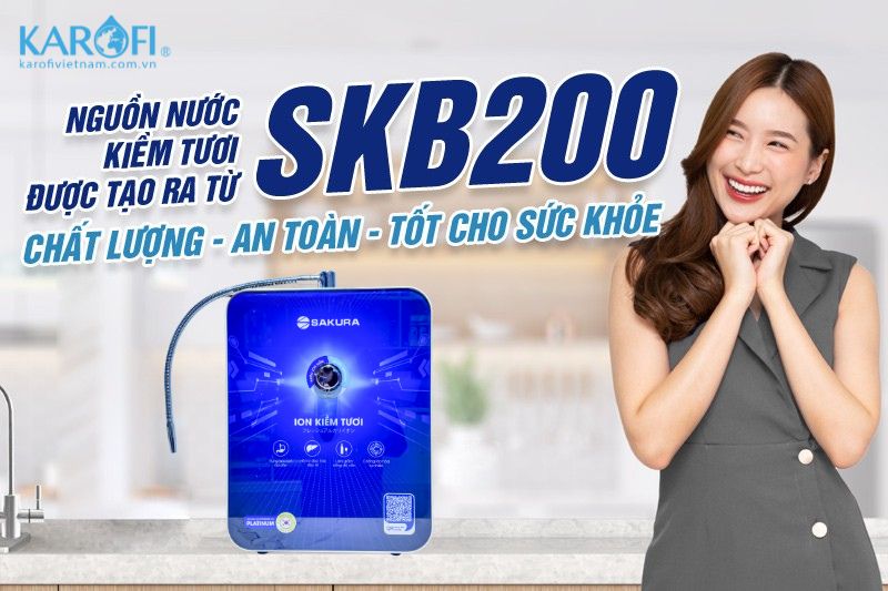 Tạo nước kiềm tươi chất lượng, an toàn và tốt cho sức khỏe