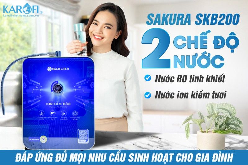 Mọi nhu cầu sinh hoạt của gia đình đều được SKB200 đáp ứng tốt nhất