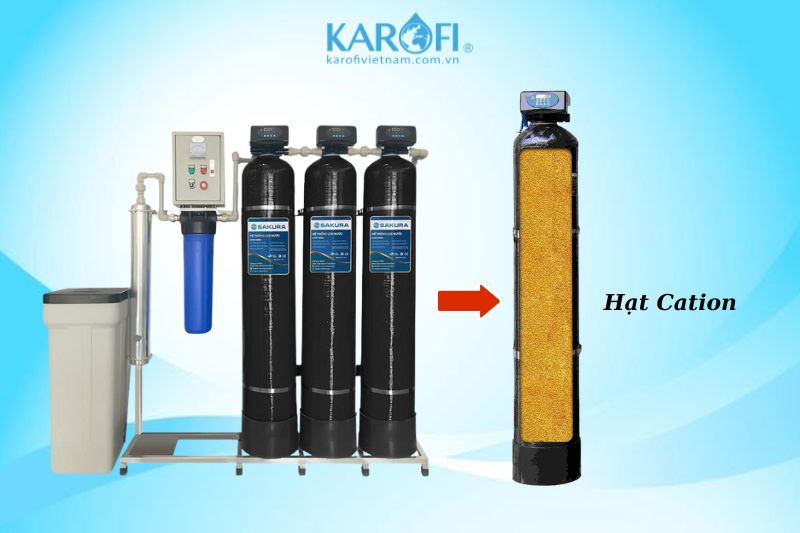 Cấu tạo và chức năng của cột làm mềm nước phi 250