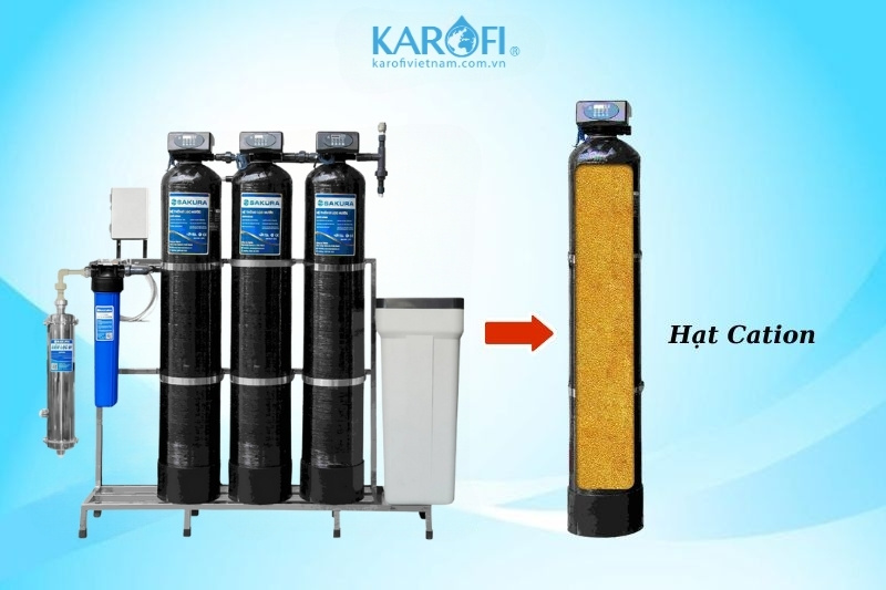 Cấu tạo và chức năng của cột lọc làm mềm nước phi 250