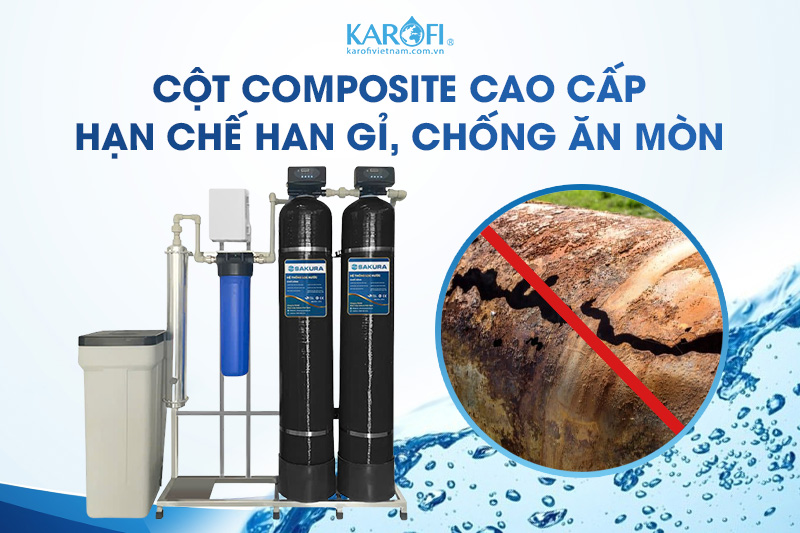 Cột Composite cao cấp hạn chế han gỉ chống ăn mòn