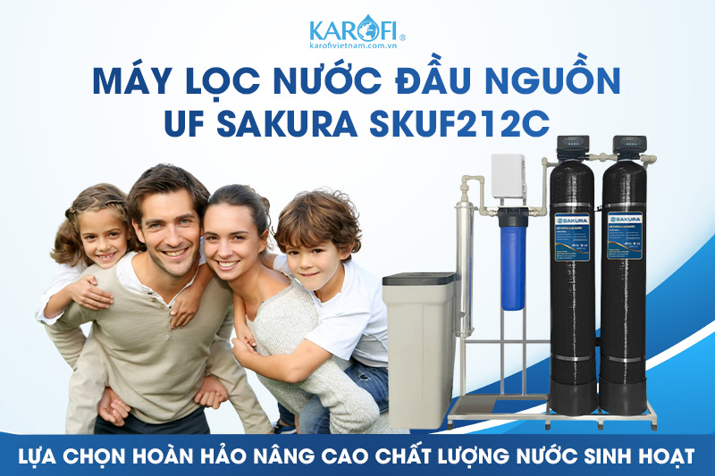 Lọc tổng đầu nguồn có màng siêu lọc UF Sakura SKUF212C