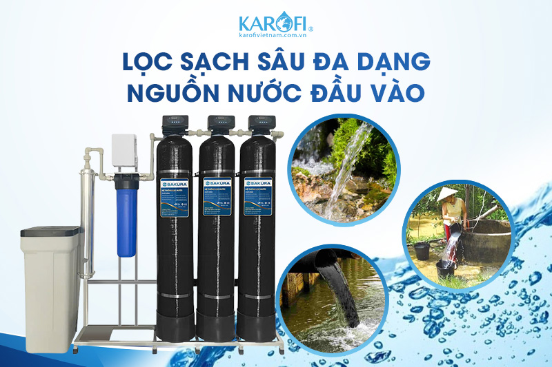 Sakura SKUF213C lọc sâu, lọc sạch mọi chất bẩn
