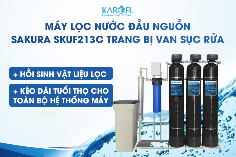 Trang bị van sục rửa tự động kéo dài tuổi thọ cho vật liệu